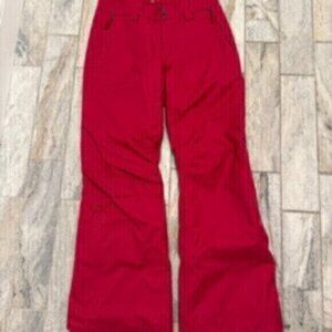 NEW The North Face women's small pink insulated waterproof snow pants MSRP $199.